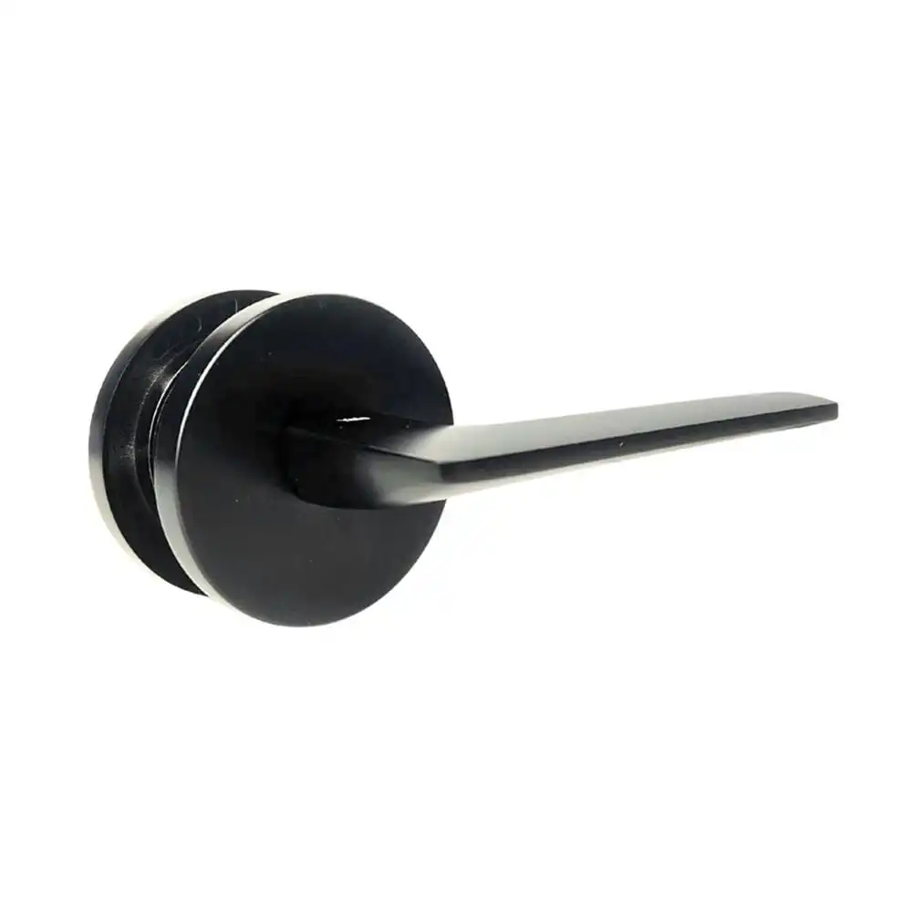 PRIVACY DOOR LEVER YALEYMLS-BK-AL003BLK BLACK-1