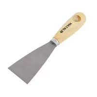 WOODEN HANDLE SCRAPER MATALL 2"