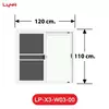 LYNN Window X-Series 120*110 cm