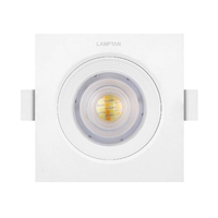 ดาวน์ไลท์ LED LAMPTAN SPOTLIGHT COLOUR CHOICE SQUARE 7 วัตต์ COOLWHITE DAYLIGHT WARMWHITE