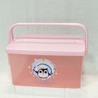 กล่องซ้อนได้ 23.5x30x12.5cm591น้ำตาลเข้ม