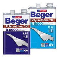 #B5000 โพลียูรีเทนภายใน BEGER 2Kชนิดเงา 1/4แกลลอน