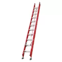 SANKI 2-section adjustable fiber ladder, 12 feet, MGH