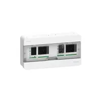 ตู้คอนซูมเมอร์ 4+4 ช่อง SCHNEIDER บัสบาร์แยกแบบปลั๊กออนพร้อม RCCB 63A 30mA
