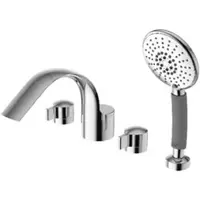American Standard IDS A-6800-700 4-hole rim-mounted bathtub mixer tap.