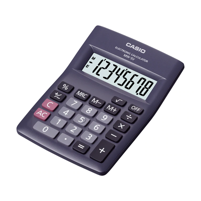 CASIO Calculator MW-5V-1