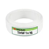 สายไฟ THW 16 ตร.มม. สีขาว YAZAKI