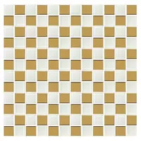 Glass Mosaic 30X30CM Shaker White