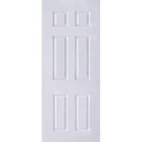 ประตู UPVC Unix ภายนอก ขาวเรียบ ช่องฟัก UP-6