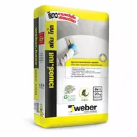 ปูมสกิมโค้ท เวเบอร์เบส ผลิตภัณฑ์งานฉาบ สีเทา ขนาด 20 กก.