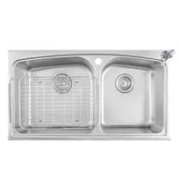 KOHLER K-98738X-2FD-AKF อ่างล้างจานสแตนเลส 2 หลุม รุ่นอีเลท