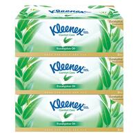 กระดาษเช็ดหน้า KLEENEX EUCALYPTUS 80 แผ่น แพ็ค3