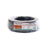 Electric Wire IEC01 THW VENINE 1x4 100M Black
