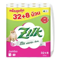 ซิลค์ จัมโบ้ กระดาษชำระ 32+8 ม้วน