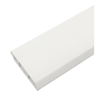บัวพื้น UPVC สีขาว HOFFEN 9.8x240x2CM