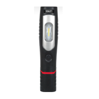 ไฟฉายชาร์จไฟ LED 3 วัตต์ หมุนได้ 360 องศา สีดำ LED3602
