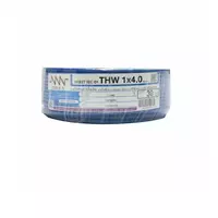 สายไฟ THW (IEC01) 1x4 ตร.มม. สีฟ้า 30 เมตร NNN
