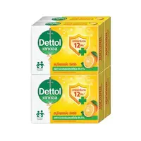 สบู่ก้อน DETTOL รีเฟรชชิ่ง ซิตรัส 60 กรัม (แพ็ก 4 ชิ้น)