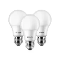 หลอดไฟ LED E27 7W เดย์ไลท์ ทรงลูกแพร์ ECOLINK A60