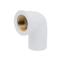 BRASS FAUCET ELBOW90-WS WHITE 20