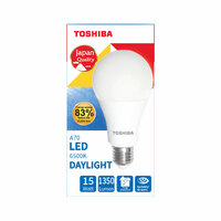 TOSHIBA BULB E27 15W Daylight LED Bulb, Pear Shape