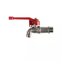 DUSS 1/2 inch (4 hun) garden faucet, red tail faucet, key model L4