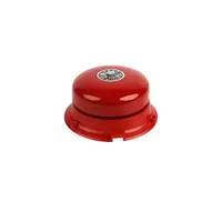 Electric bell, model Thzreno 3, size 3 inches, red