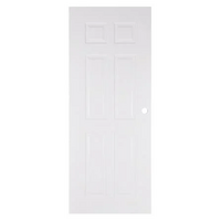 ประตูภายในUPVC AZLE-6 80x200cm WH