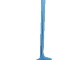 ไม้กวาด+ที่โกยผงขอบยาง YJ-1849 ฟ้า