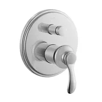 KOHLER K-72805T-4-CP ชุดฝาครอบและวาล์วผสมฝังกำแพงลงอ่างและยืนอาบโมดูโล