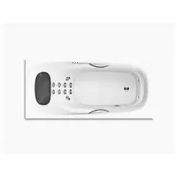 อ่างอาบน้ำระบบน้ำวน 12 หัวเจ็ตแบบเรียบ รุ่น คาเรส 1700 KOHLER K-76442X-NWGR-0