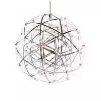 Modern aluminum LED chandelier, model Ball-500 HEAP