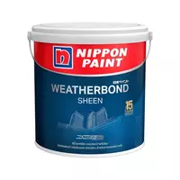 สีน้ำทาภายนอก NIPPON PAINT WEATHERBONDSHEEN BASE A ชนิดเนียน