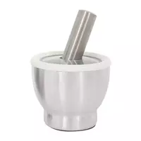 MORTAR PESTLE SS 15cm COLOR KIT