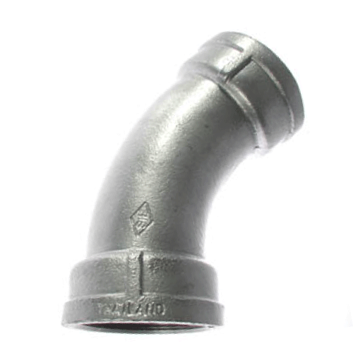 HDG Steel 45° Bend FF-1