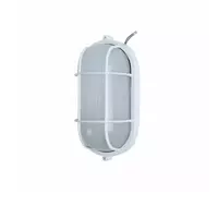 1 bulb outdoor wall lamp, small oval, model 4004, white, FINEXT