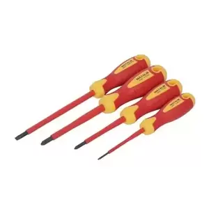 4PCS INSULATED SCREWDRIVER SET MATALL (1220565)