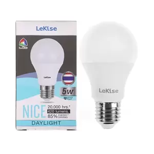 LED light bulb A60 5 watts, Nice model (Day Light) LEKISE-1