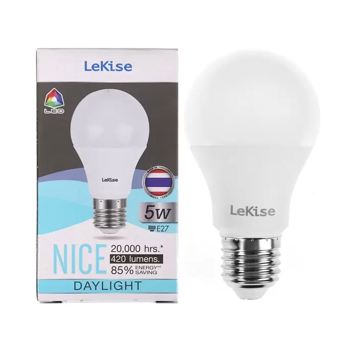 LED light bulb A60 5 watts, Nice model (Day Light) LEKISE-1