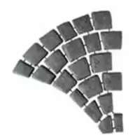 Carpet Stone Natural Left fan Smooth texture