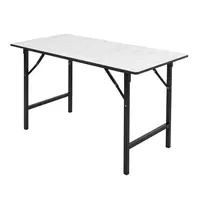 FOLDING TABLE 60x120 WHITE MARBLE