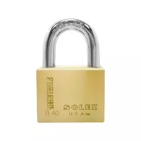 SOLEX 40MM R40PB PB PADLOCK