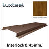 Interlock Luxteel Wood V Line T Dark No Gap 204 mm Width