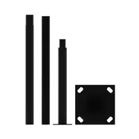 เสาไฟ SOLAR POLE FOR SOLAR LAM MT สีดำ 3M