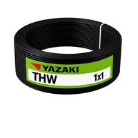 สายไฟ THW 1 ตร.มม. สีดำ YAZAKI