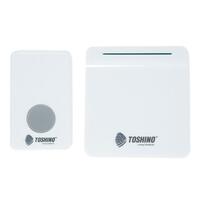 กระดิ่งไร้สายแบบเสียบปลั๊ก TOSHINO E-288 สีขาว