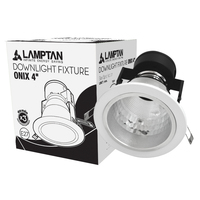 ดาวน์ไลท์ LAMPTAN ONIX 4 นิ้ว ทรงกลม