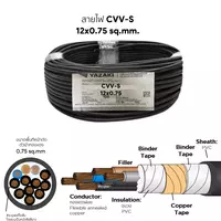 สายไฟ CVV-S 12x0.75 ตร.มม. YAZAKI