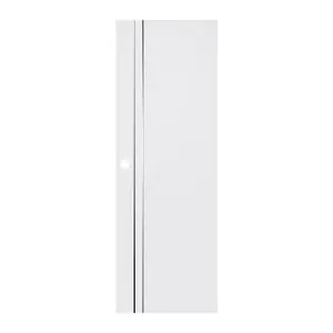 ประตูห้องน้ำ UPVC เจาะลูกบิด AZLE AZ 1-WH 70x200 ซม. สีขาว-1