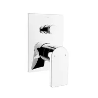 KOHLER K-73108X-4-CP ชุดฝาครอบและวาล์วผสมฝังกำแพงลงอ่างและยืนอาบโมดูโล COMPOSED